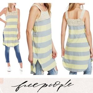 🆕 Free People Luca Linen Blend Crochet Dress